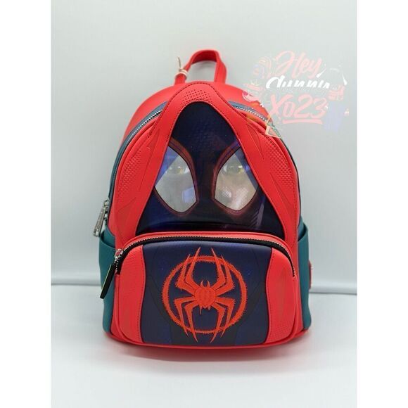 Loungefly Spider-Man Spider-Verse Miles Morales Lenticular Mini Backpack